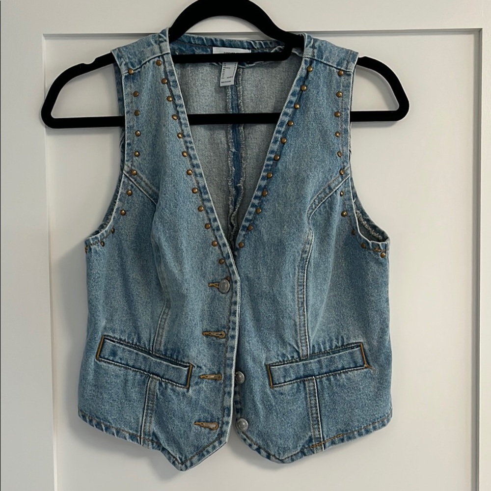 Forever21 denim vest